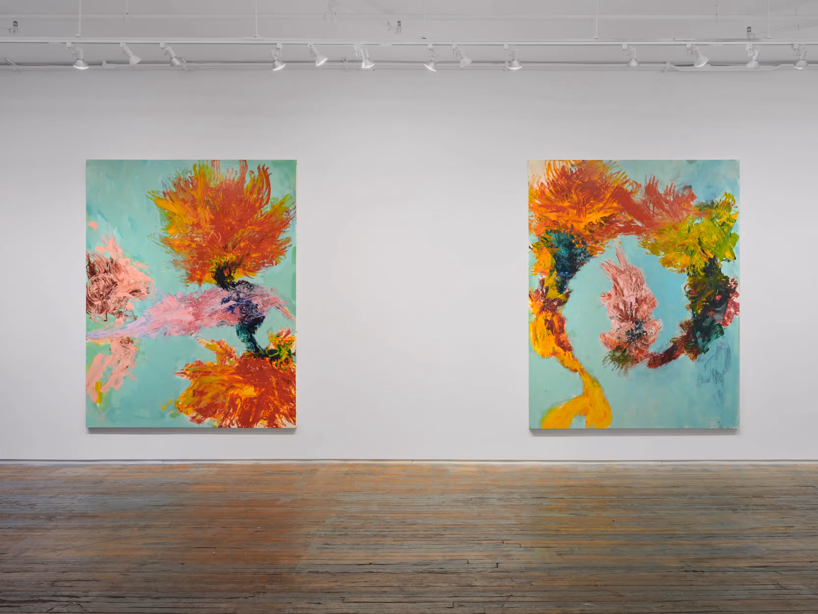 Installation view of Alessandro Twombly