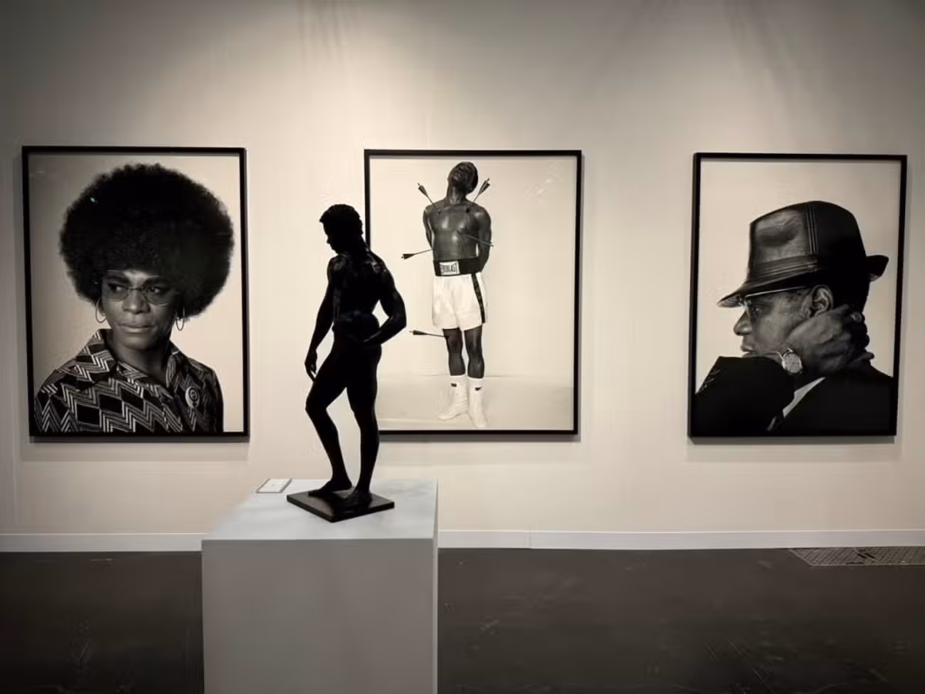 Installation view of Samuel Fosso at Yosi Milo. Photography by Vittoria Benzine.