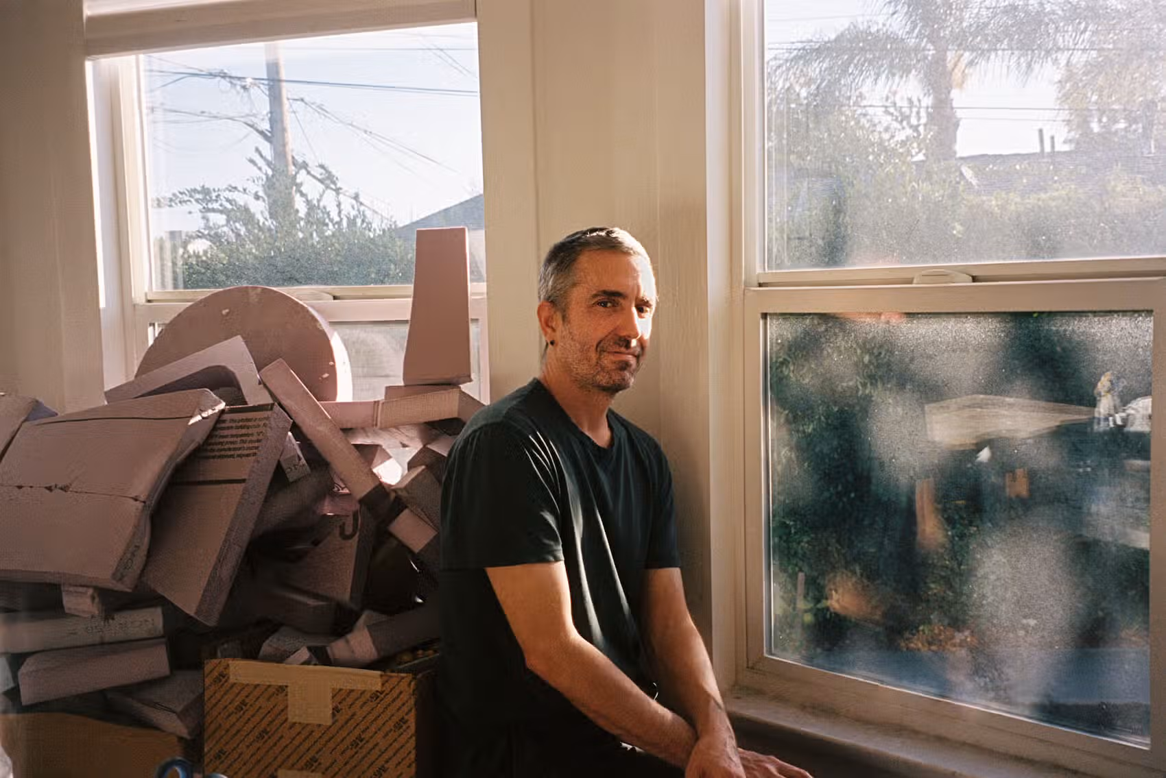 David Altmejd in his studio. Photography by Meka Boyle.