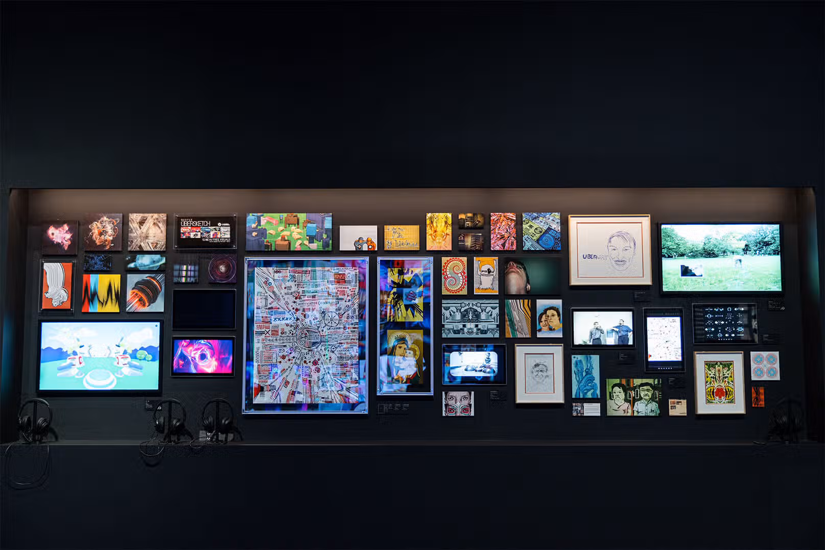 Installation view of 