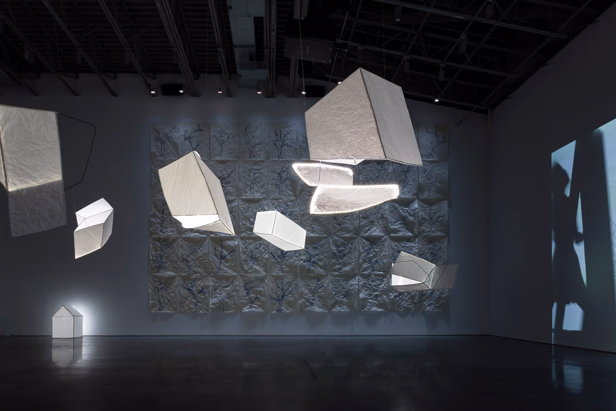 Installation view of 