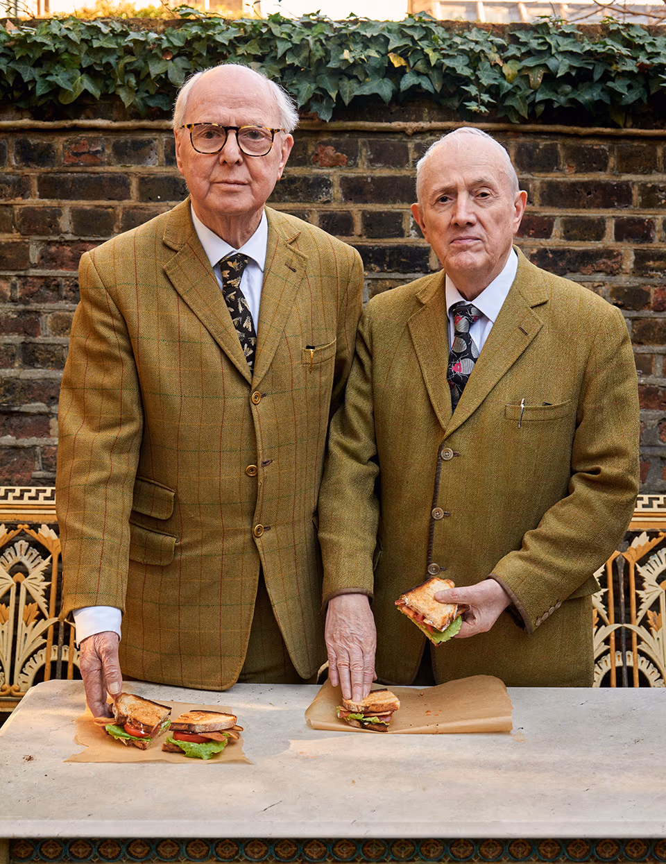 Gilbert & George. Photography by Mary McCartney. Image courtesy of the artist and Taschen.