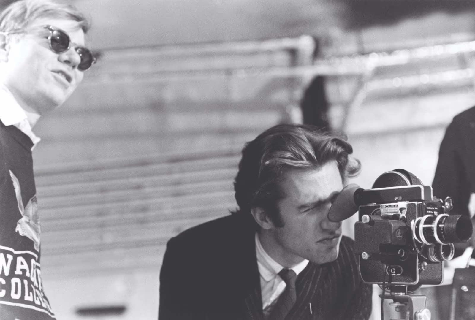 Gerard Malanga and Andy Warhol. Image courtesy of the artist