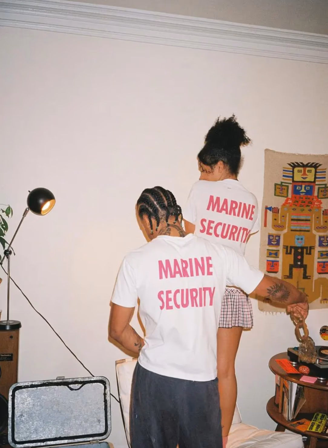Magdalena O’Neal and Noah Ciccel at Marine Security. Photography by Emilie Wilde.