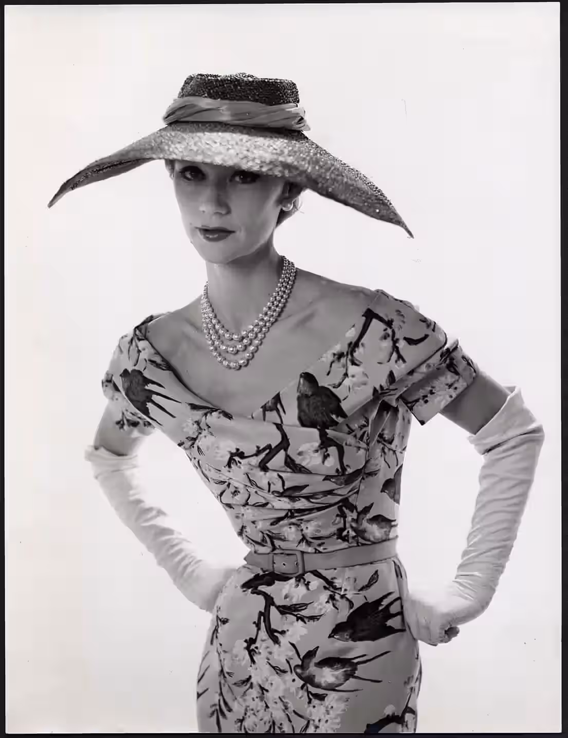 Jardin Japonais from Christian Dior Haute Couture/Spring-Summer 1953. Collection Dior Héritage