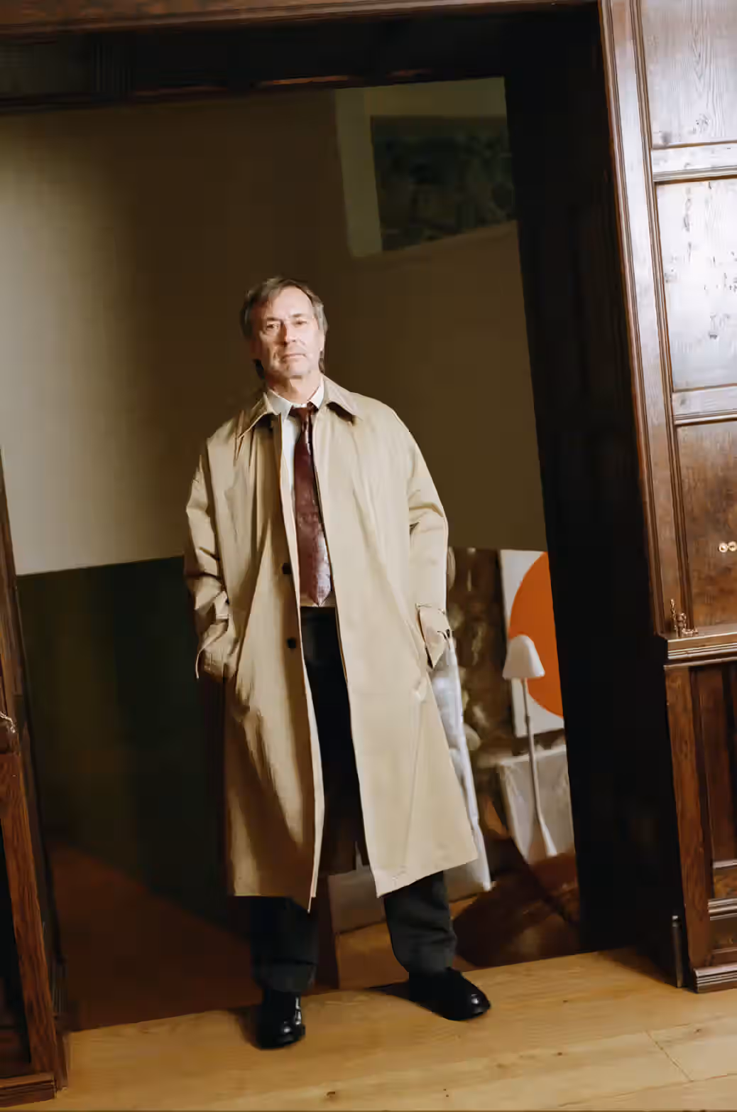 Marc wears coat