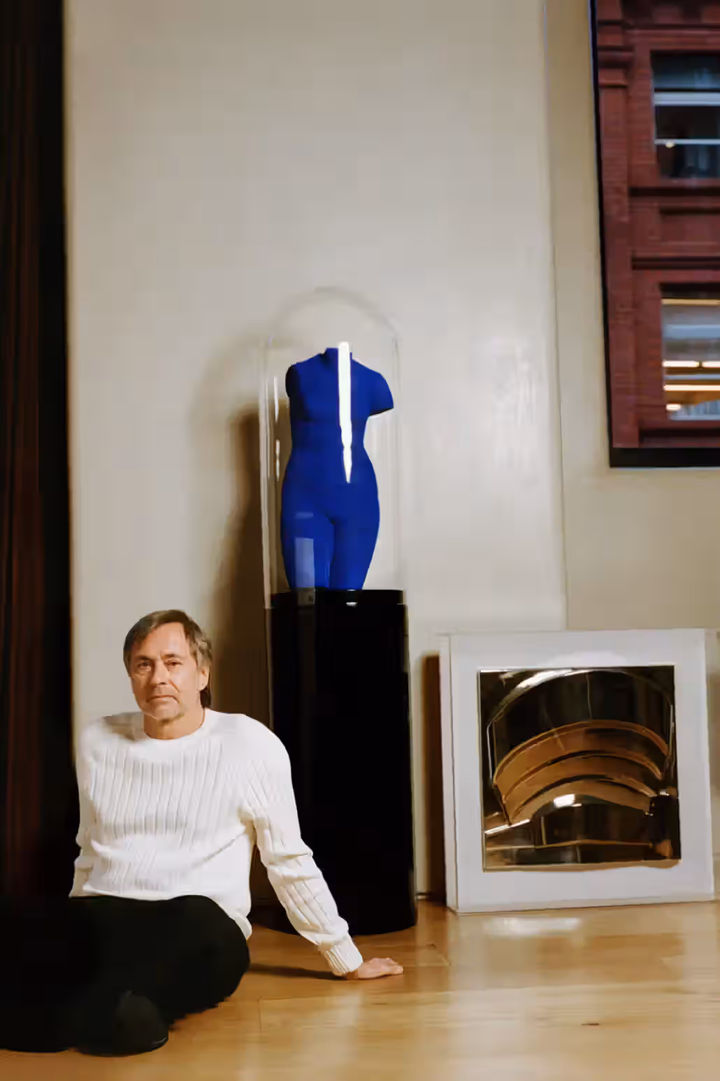 Marc wears sweater by BRUNELLO CUCINELLI