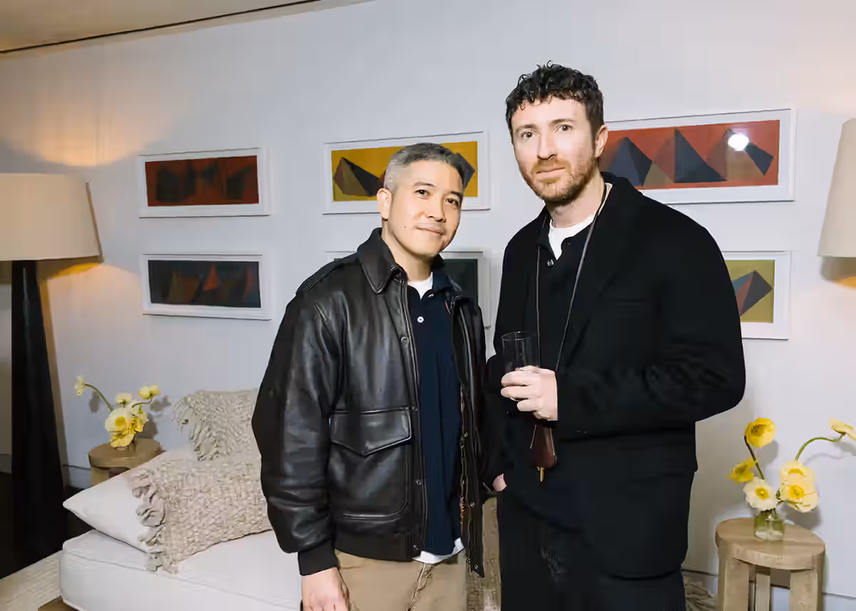 Thakoon Panichgul and Tony Irvine. Photography by Yvonne Tnt/BFA.com.
