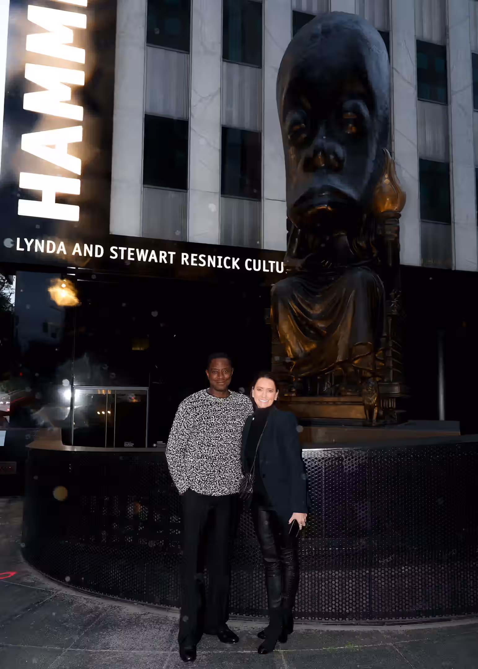 Sanford Biggers and Jenni Benzaquen. Photography by David X Prutting / BFA.com. Image courtesy of Marriott International.