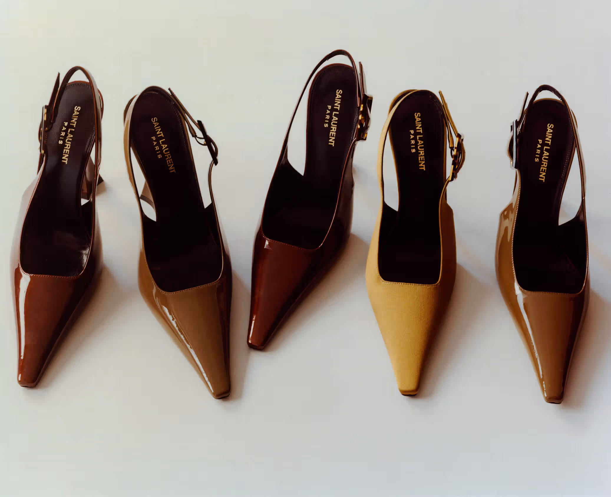 Shoes by Saint Laurent.