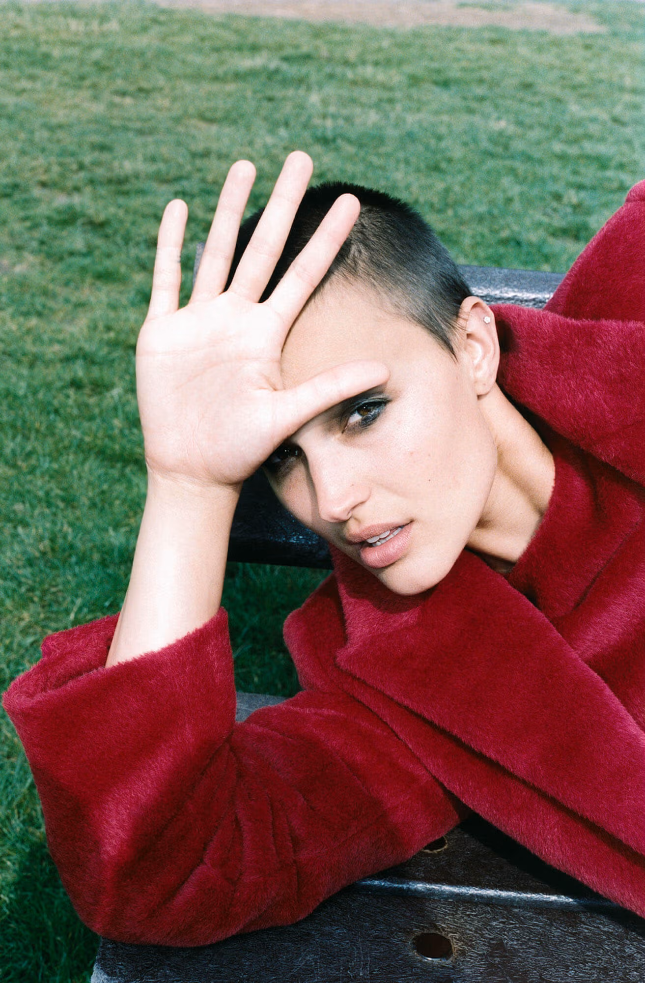 Celina wears full look by GIVENCHY.