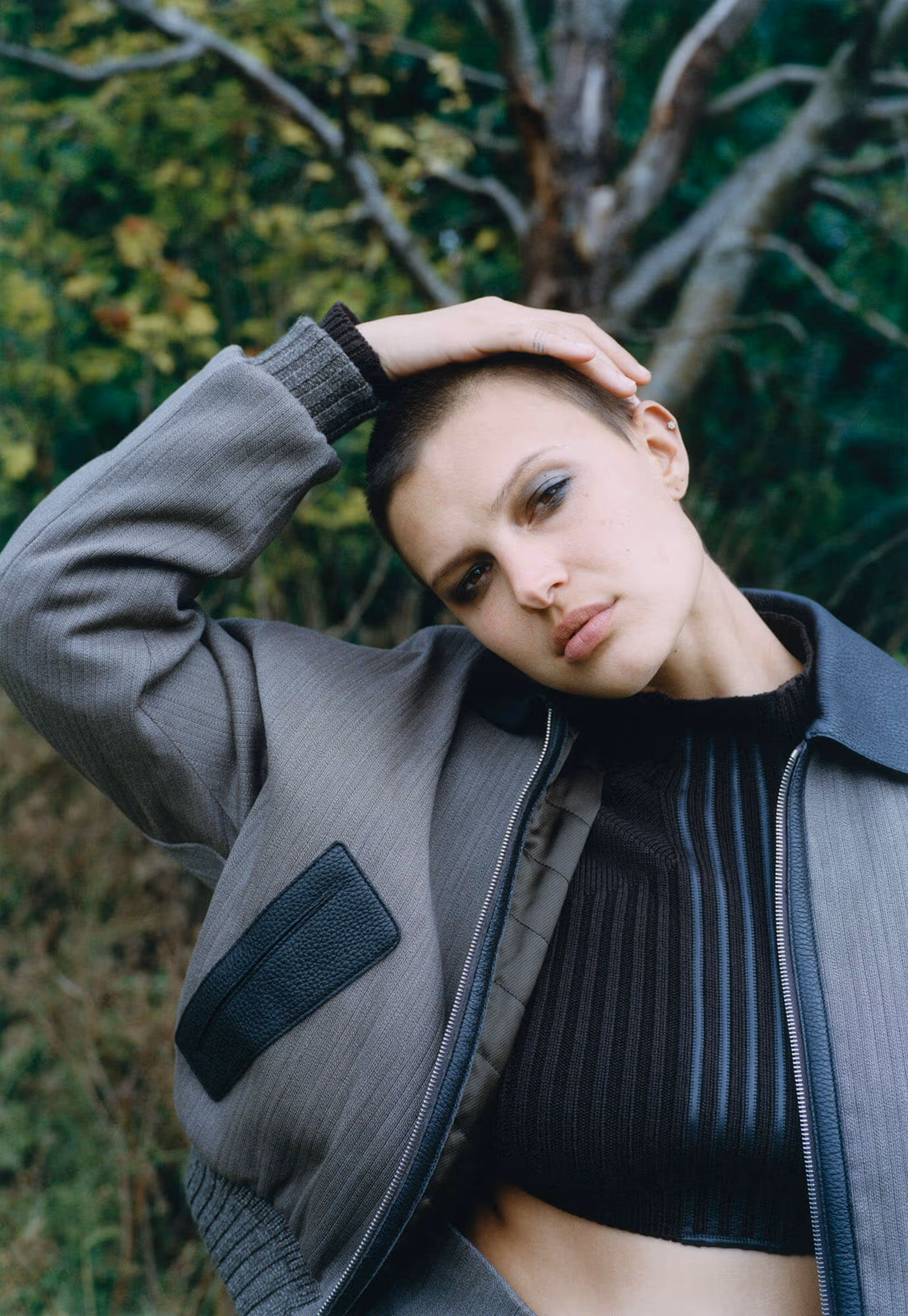Celina wears full look by HERMÈS.