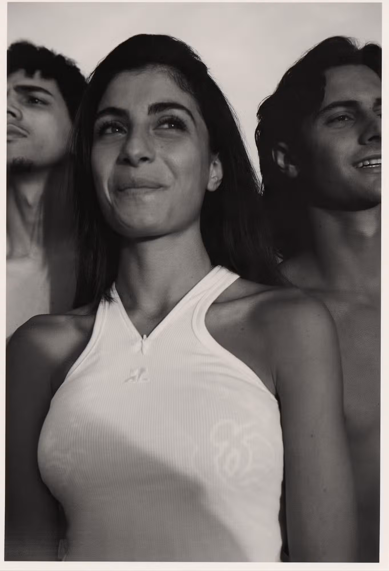 Asia wears top by COURRÈGES.