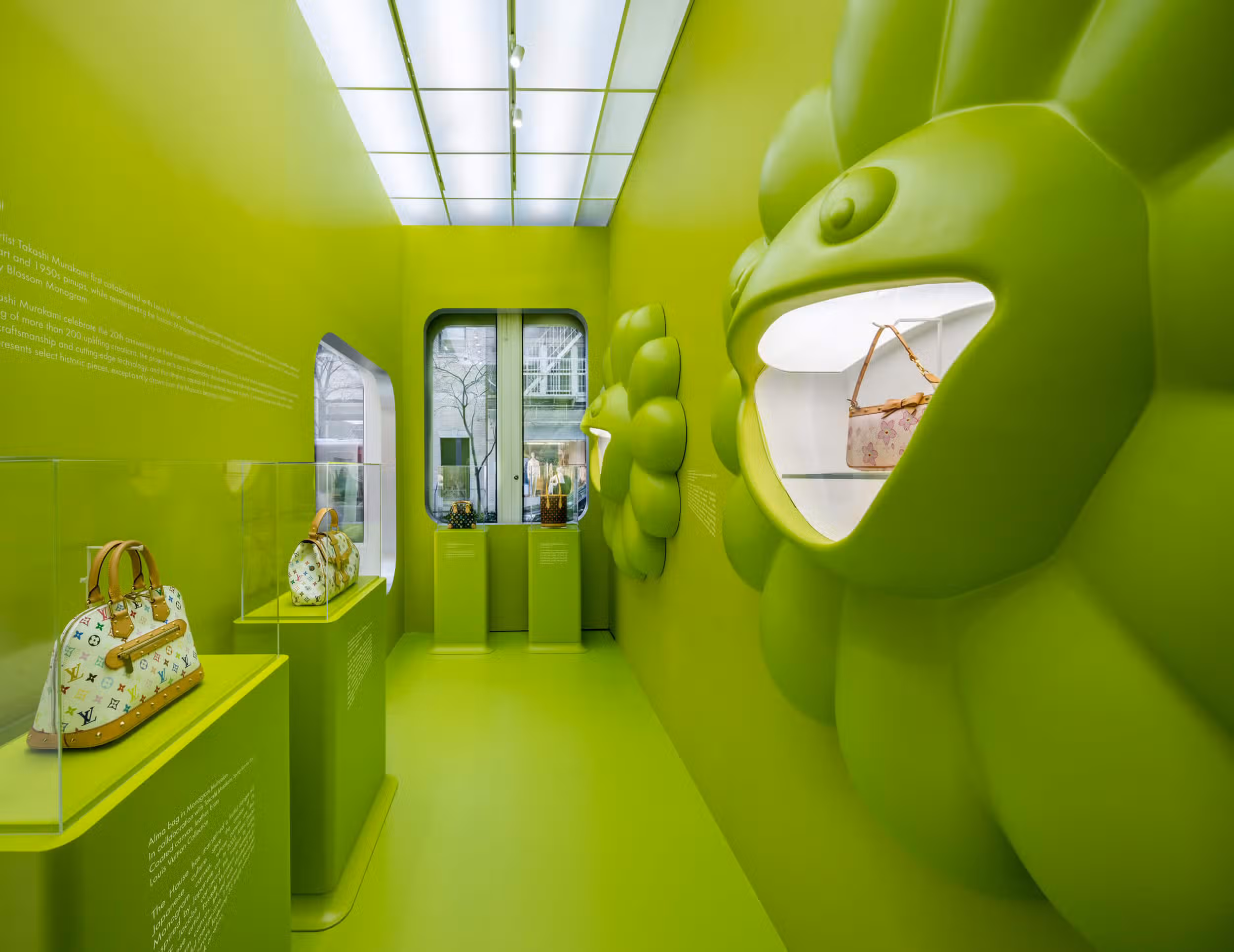 Louis Vuitton x Takashi Murakami Soho Pop-Up. Photography by Brad Dickson. Image courtesy of Louis Vuitton.