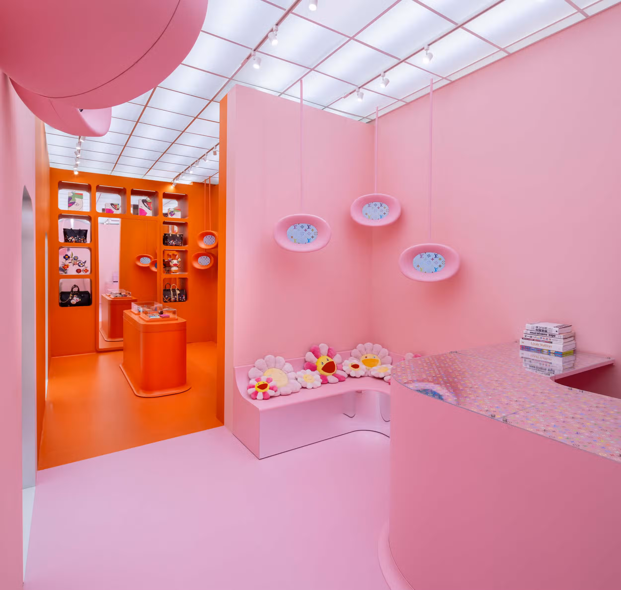 Louis Vuitton x Takashi Murakami Soho Pop-Up. Photography by Brad Dickson. Image courtesy of Louis Vuitton.