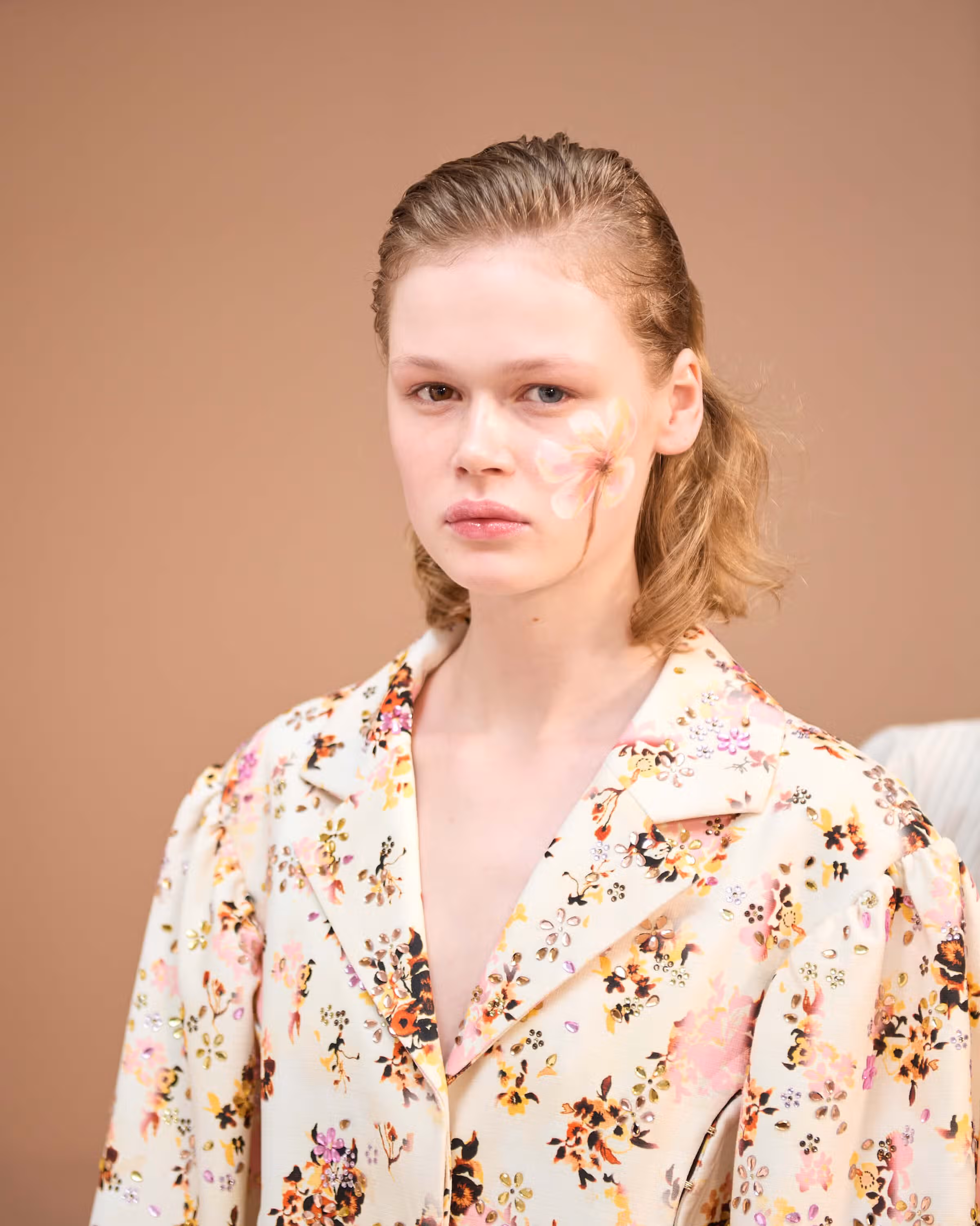 Stine Goya Autumn/Winter 2025 backstage. Photography by James Cochrane. Image courtesy of CPHFW.
