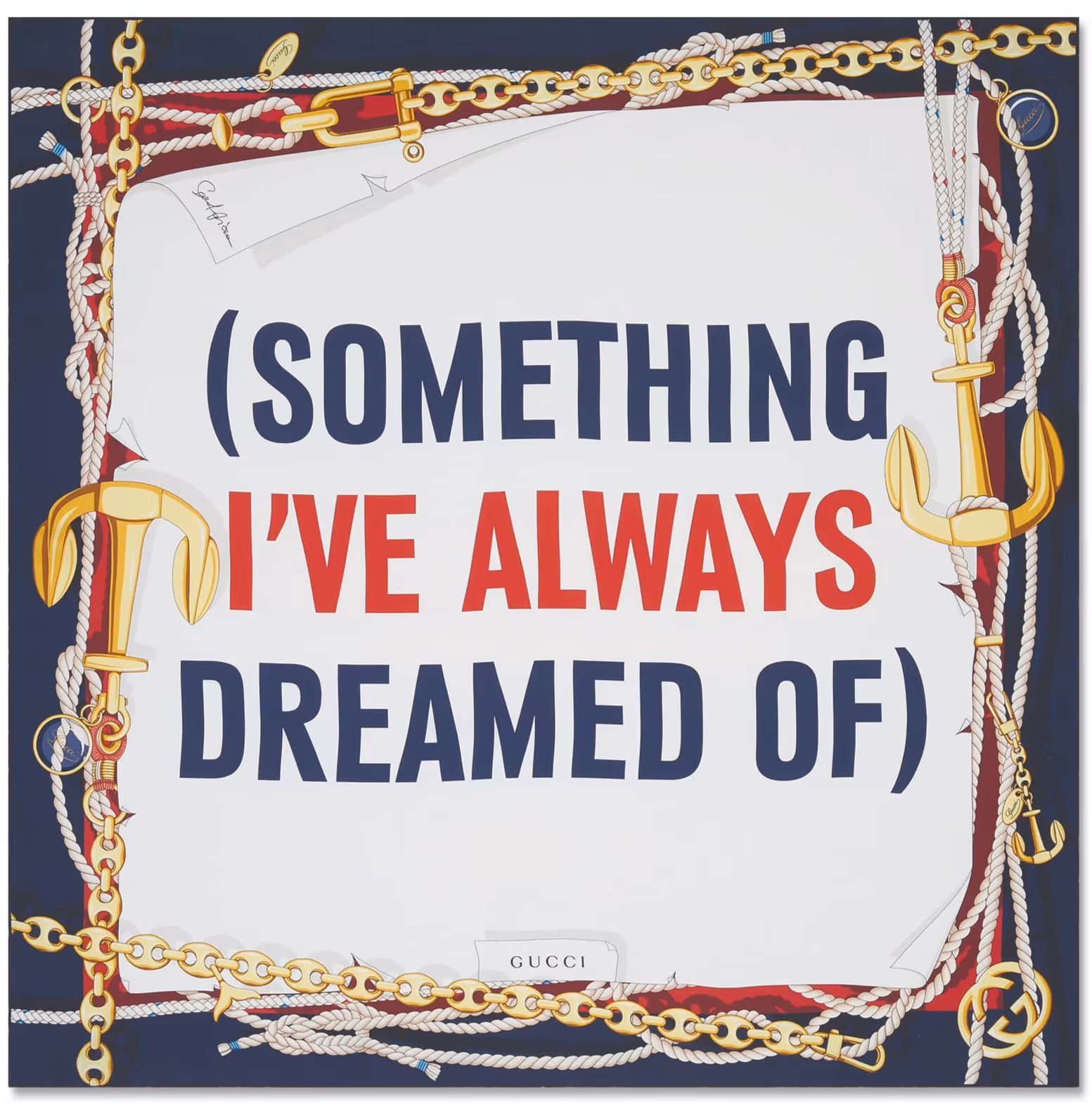 Artwork by Sara Leghissa. Image courtesy of Gucci.