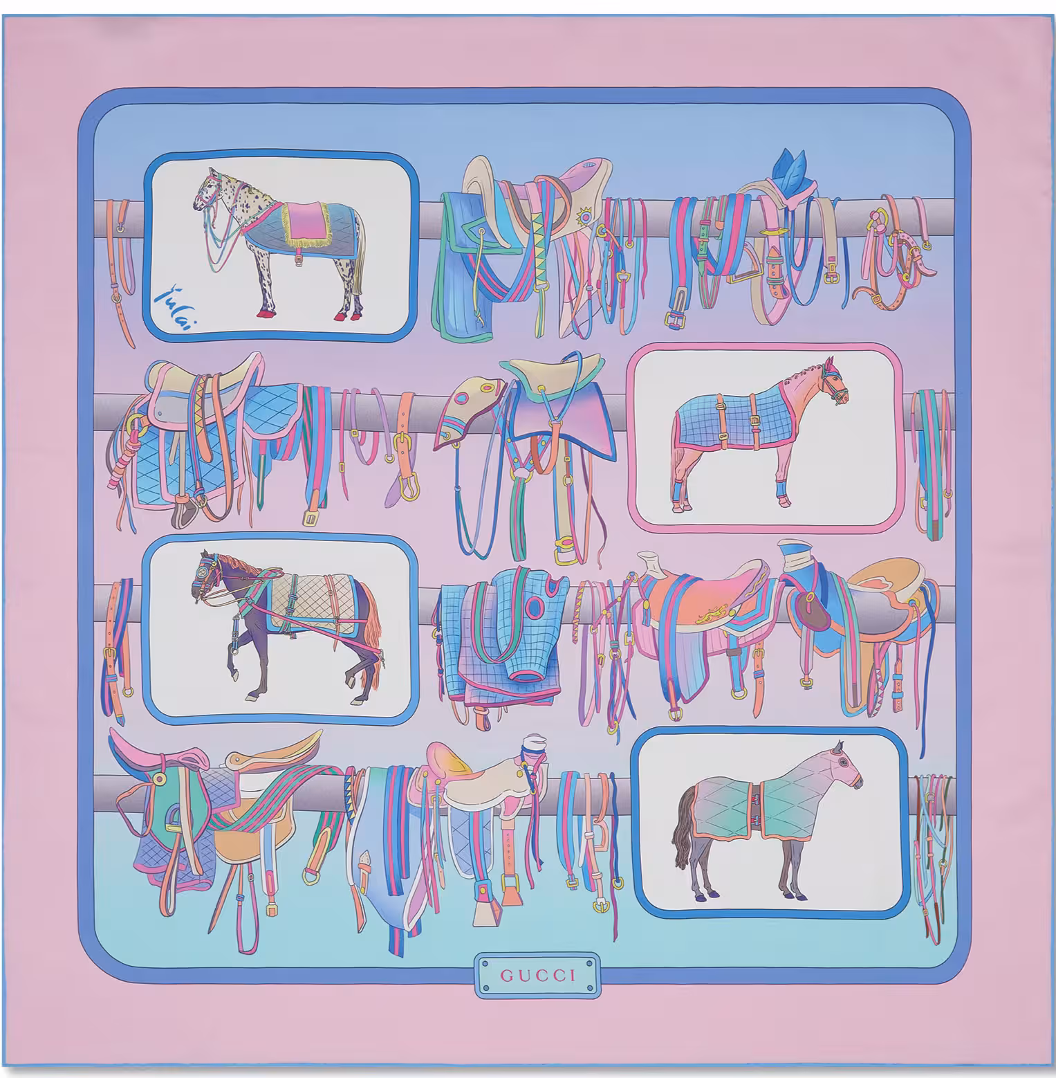 Artwork by Yu Cai. Image courtesy of Gucci.