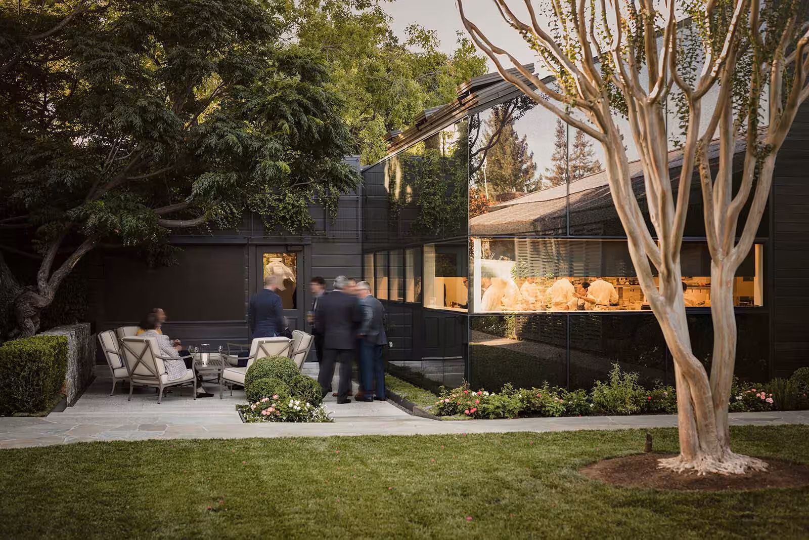 The French Laundry after a $10M renovation in 2018. Photography by Michael Grimm. Image courtesy of The French Laundry.