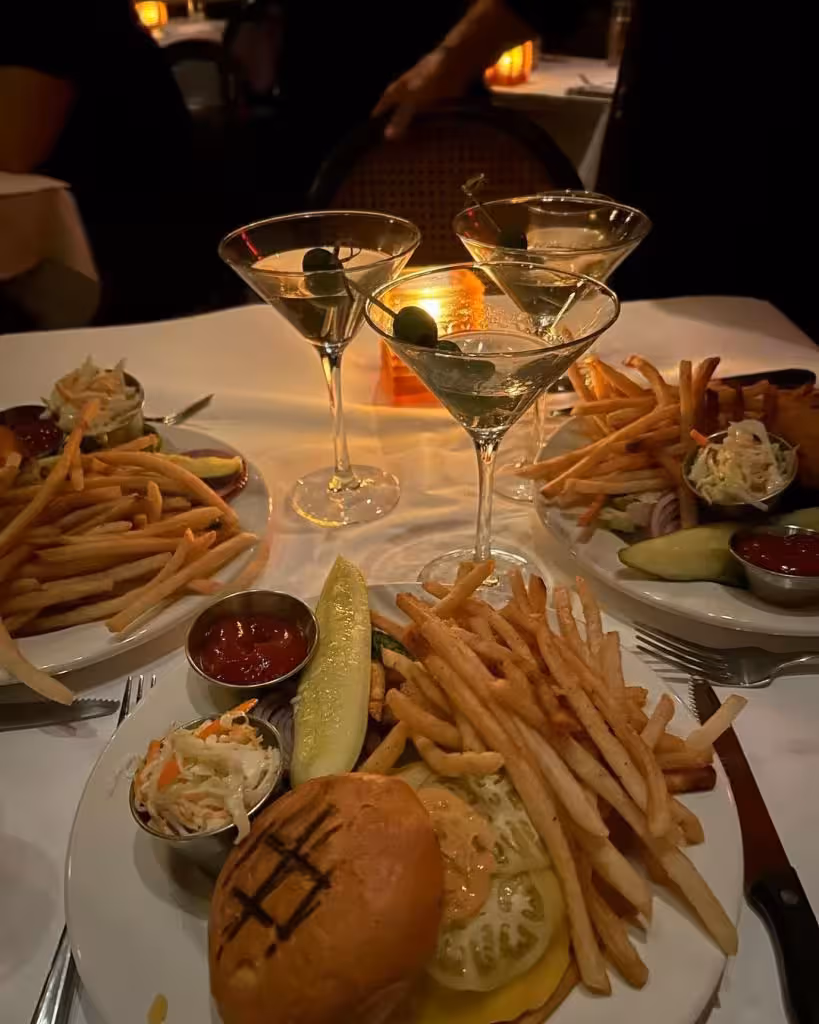 The burger at Cecci