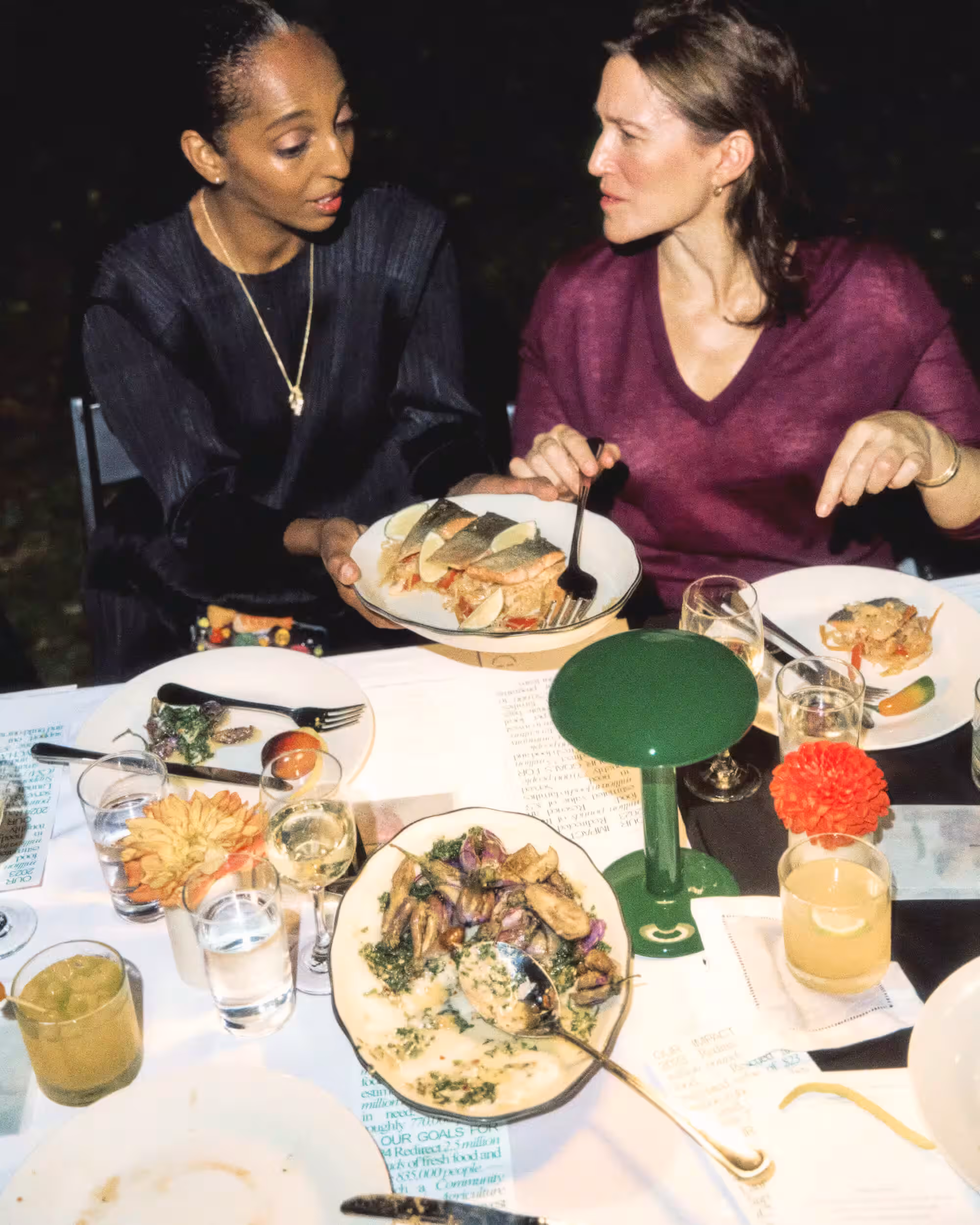 Asmeret Berhe-Lumax and Anna Castellini