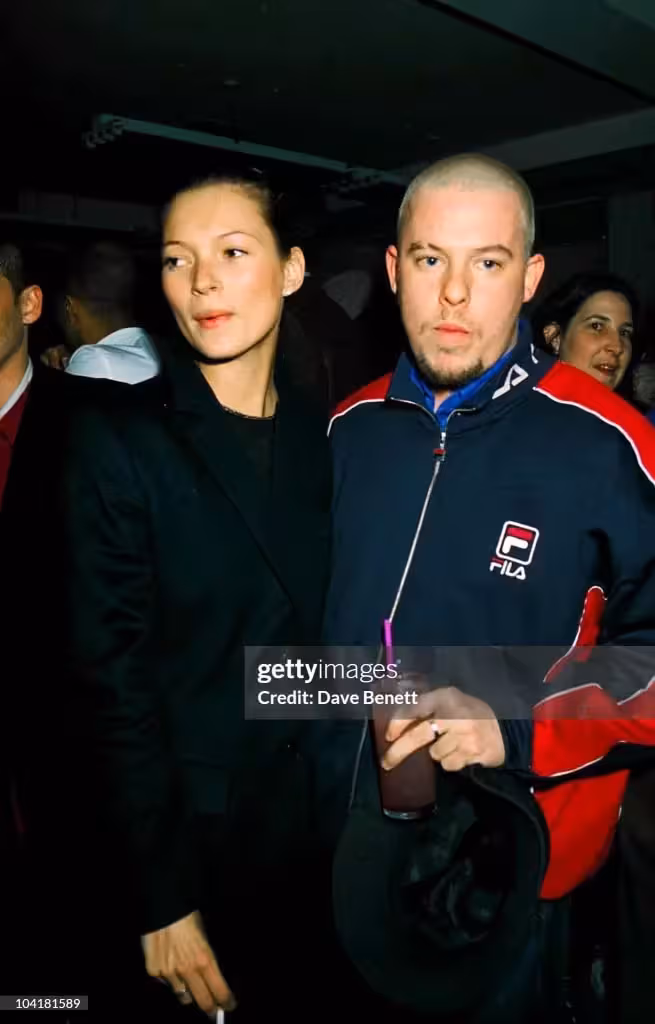 Kate Moss and Alexander McQueen. Image courtesy of Getty Images.