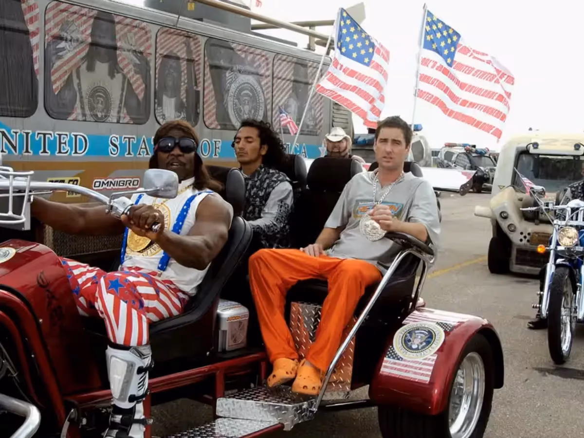 Film still from Idiocracy. Image courtesy of IMDB.