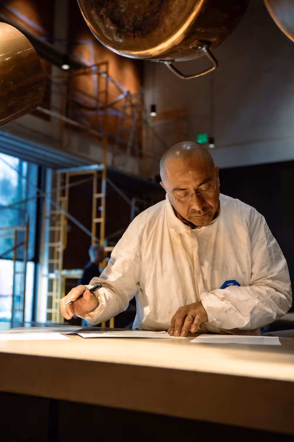Abraham Cruzvillegas at Louis M. Martini Winery. Image courtesy of Louis M. Martini Winery.