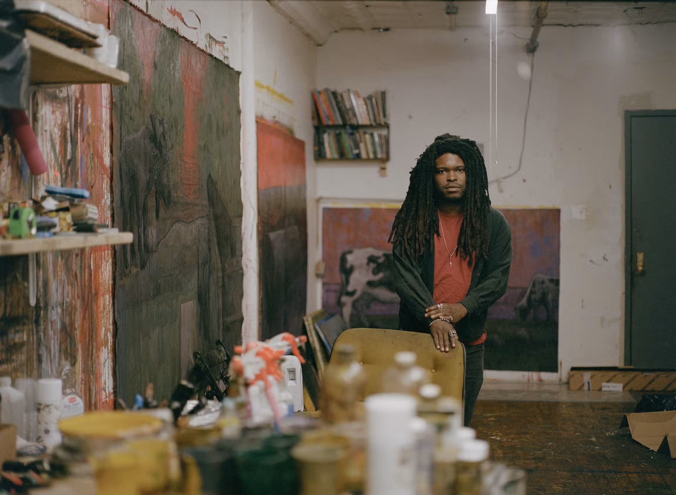 Portrait of Sedrick Chisom. Photography by Nancy Kote. Image courtesy of the artist and Clearing New York/Los Angeles.