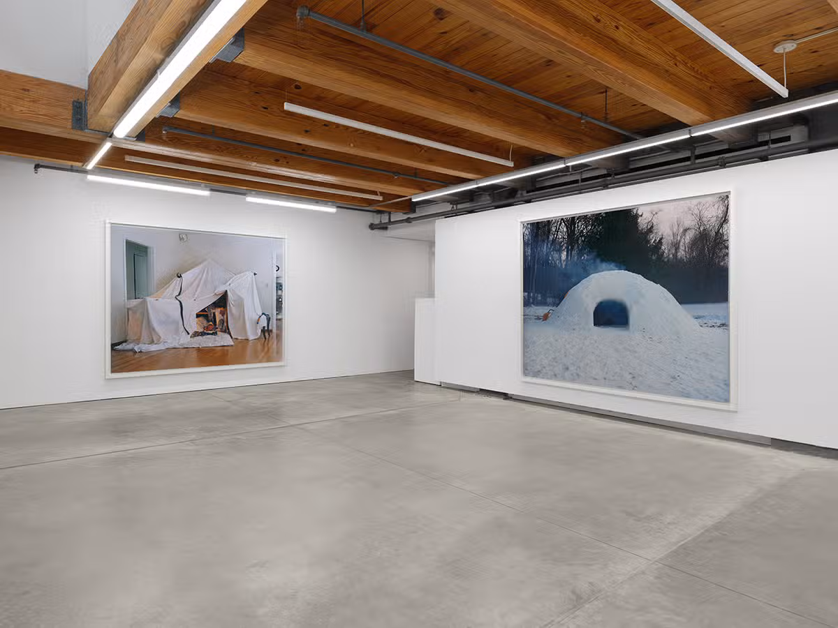 Installation view of 