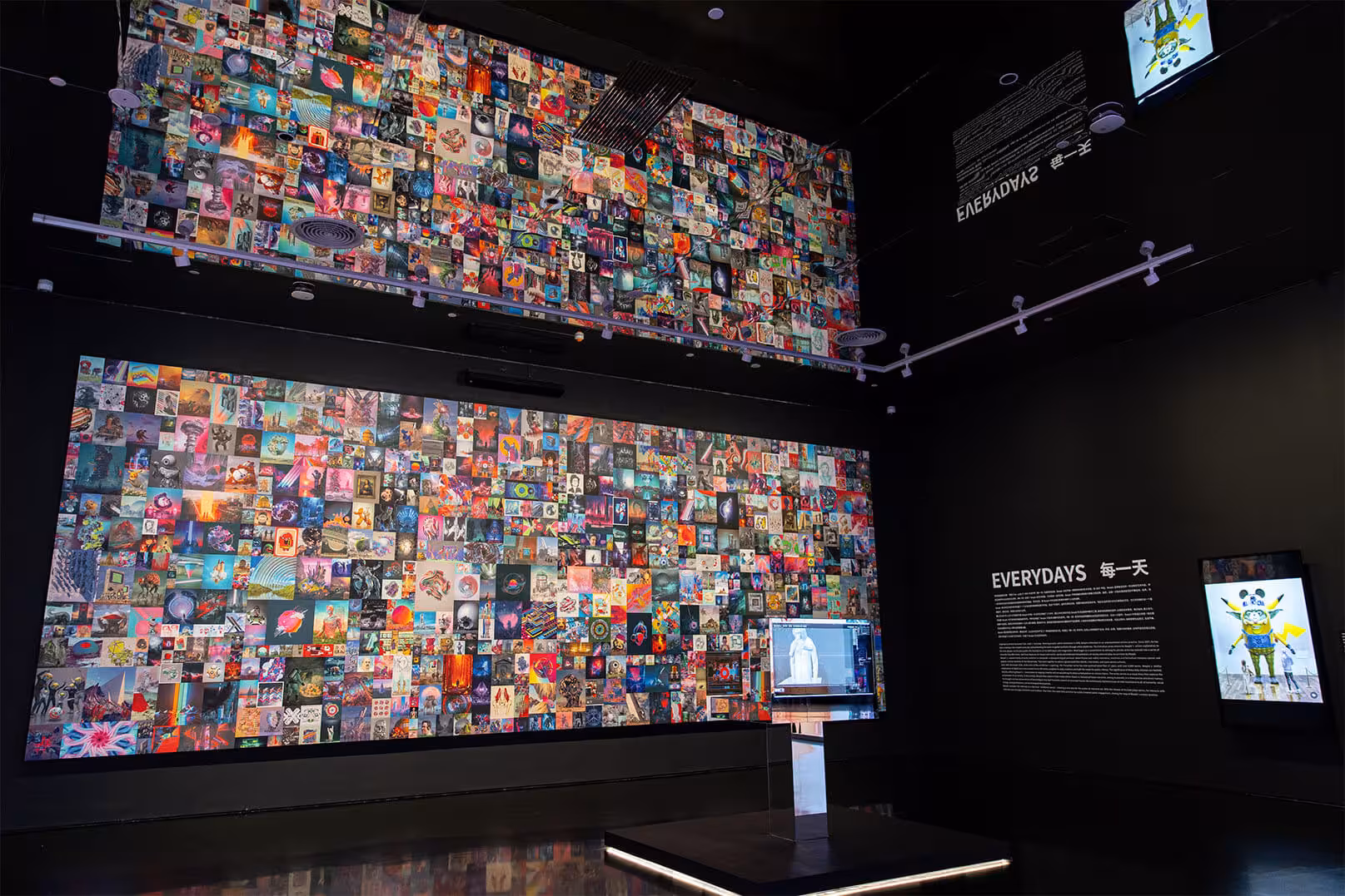 Installation view of 