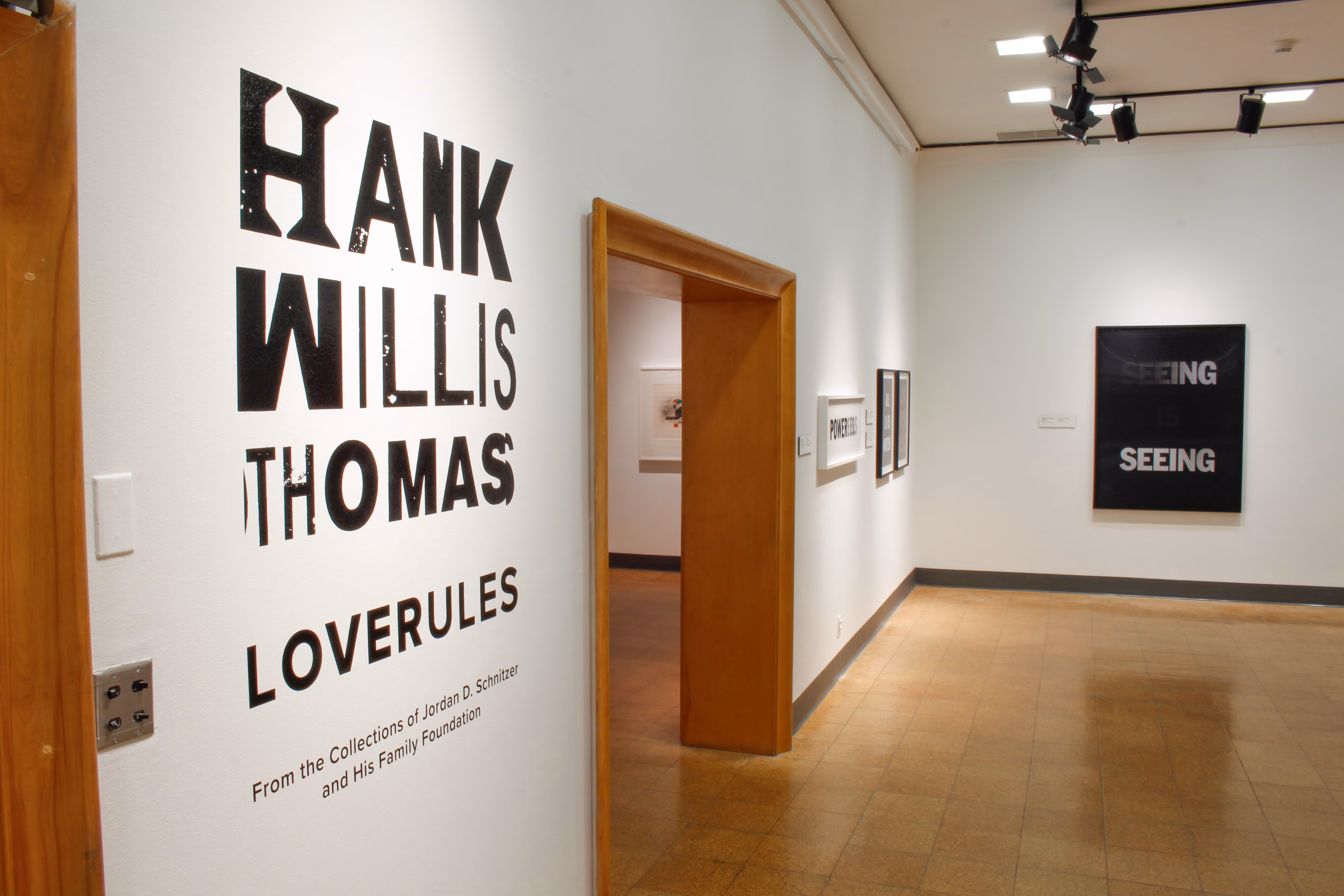 Installation view of “LOVERULES.” Image courtesy of the artist and University of Arizona Museum of Art. 