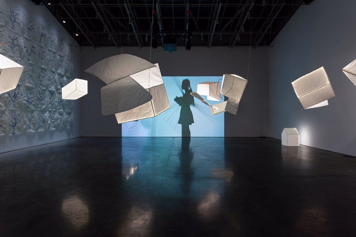 Installation view of 
