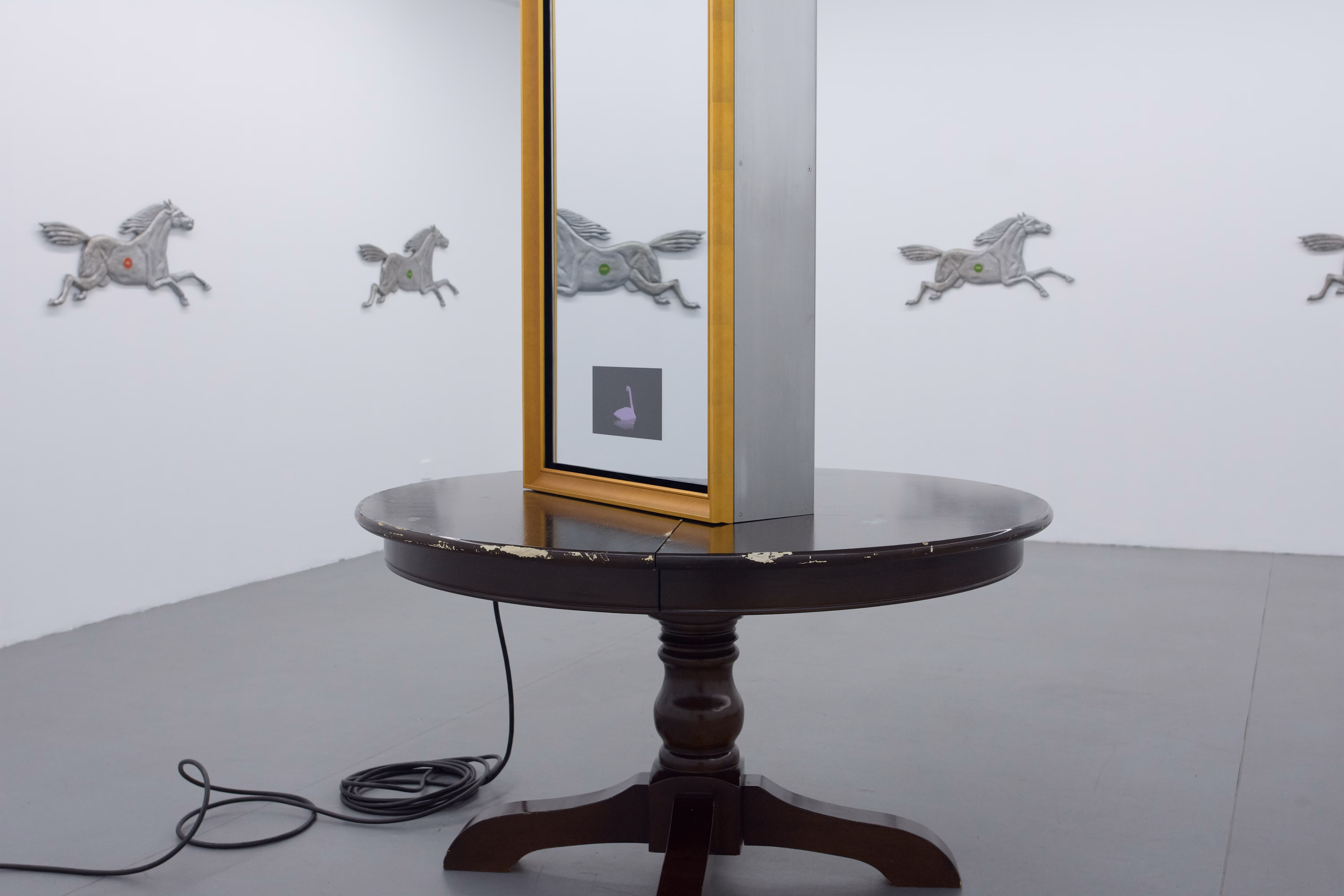 Installation view of 