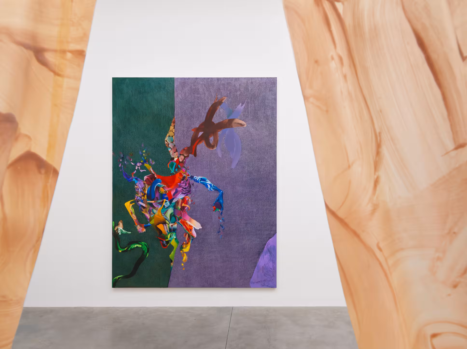 Installation view of 