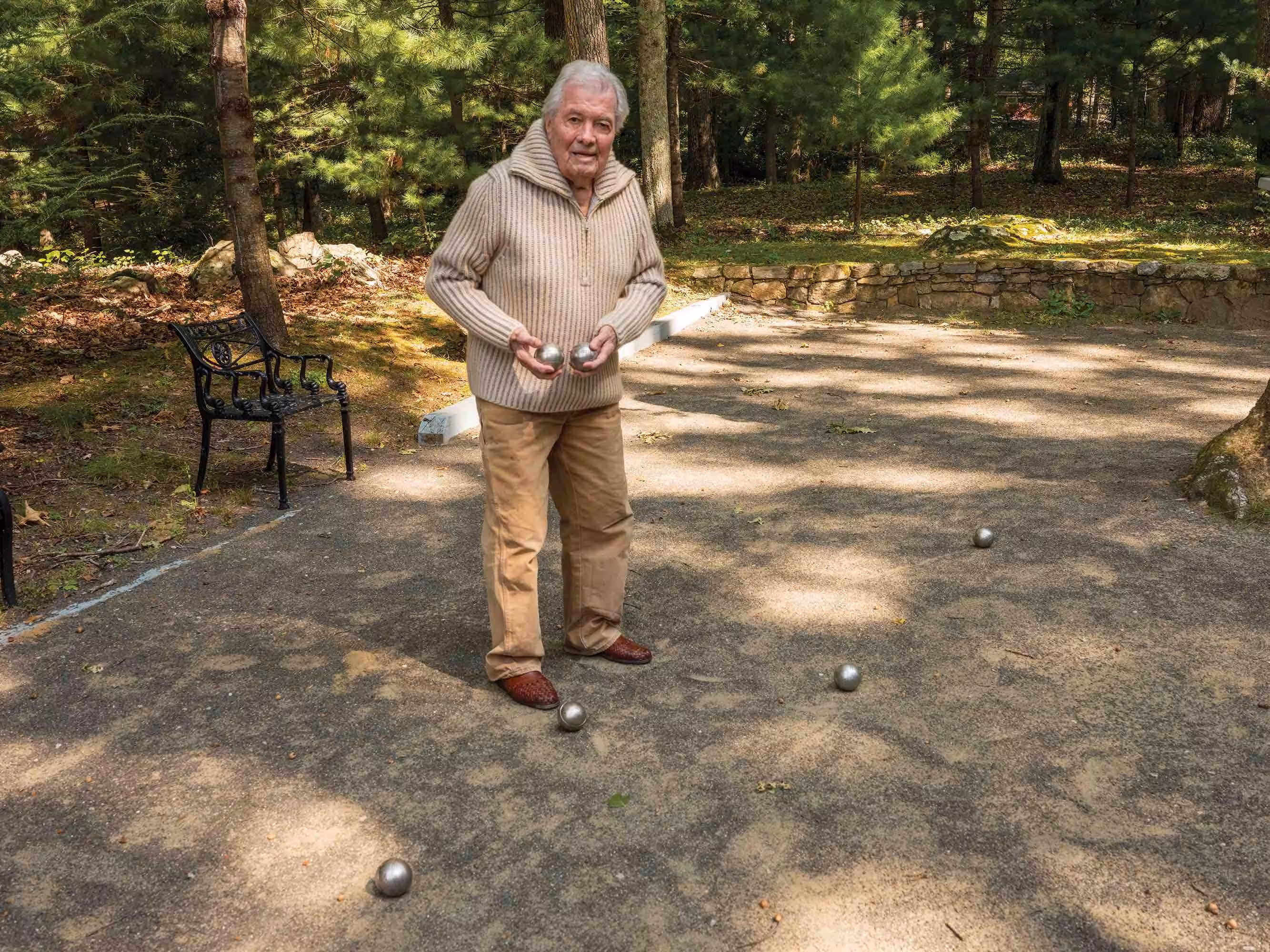 Jacques wears sweater by ZEGNA and pants from THE SOCIETY ARCHIVE.